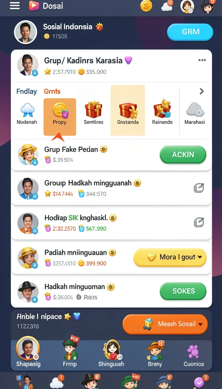 Screenshot galaxy77 nomor 1